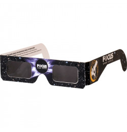 Okulary z folią ND5 do obserwacji zaćmienia Słońca (Focus Solar Eclipse Glasses, SKU: 116175)