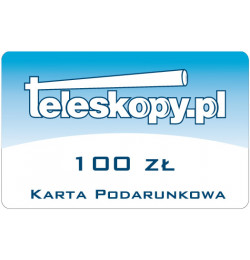 Bon podarunkowy na zakupy w Teleskopy.pl - 100 PLN (aka bon prezentowy / karta podarunkowa prezentowa / voucher)