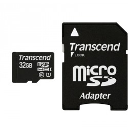 Karta microSDHC 32 GB klasa 10 z adapterem SD do GoPro (TRANSCEND)
