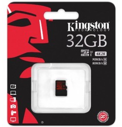 Karta KINGSTONE 32 GB microSDHC Cl 10 U3 90 MB/s z adapterem SD