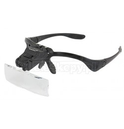 Lupa okulary powiększające Levenhuk Zeno Vizor G3 1,5x 2x 2,5x 3,5x + LED