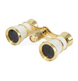 Bresser 3x25 theatre binocular white & gold