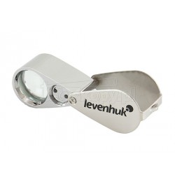 Lupa 30x typu jubilerskiego z oświetleniem LED - Levenhuk Zeno Gem M9