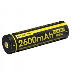 Akumulator Nitecore 2600 mAh 18650 NL1826R z microUSB