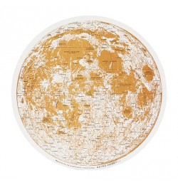 Mapa Księżyca + nomogram faz