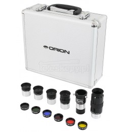 Zestaw okularów i filtrów oraz Barlow 2x w walizce ALU - Orion Premium Accessory Kit (1,25