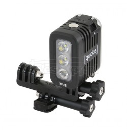 Qudos Action Light oświetlenie LED wodoodporne 40 m  (wersja czarna; producent: KNOG)
