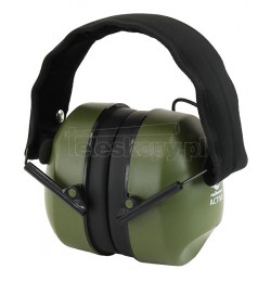 Słuchawki ochronne aktywne RealHunter ACTiVE oliwkowe / zielone