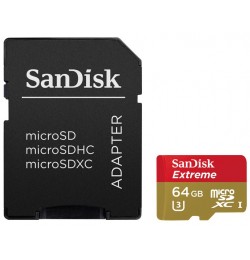 Karta SANDISK MOBILE EXTREME 64 GB MICRO SDHC kl. 10, U3